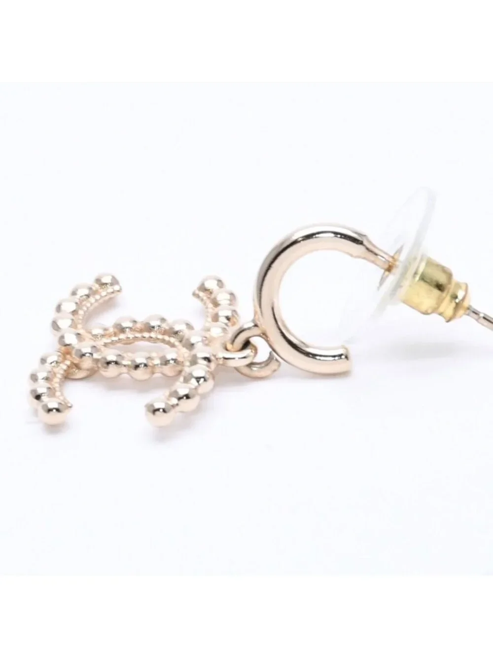Chanel CC Logo Swing Earrings 22